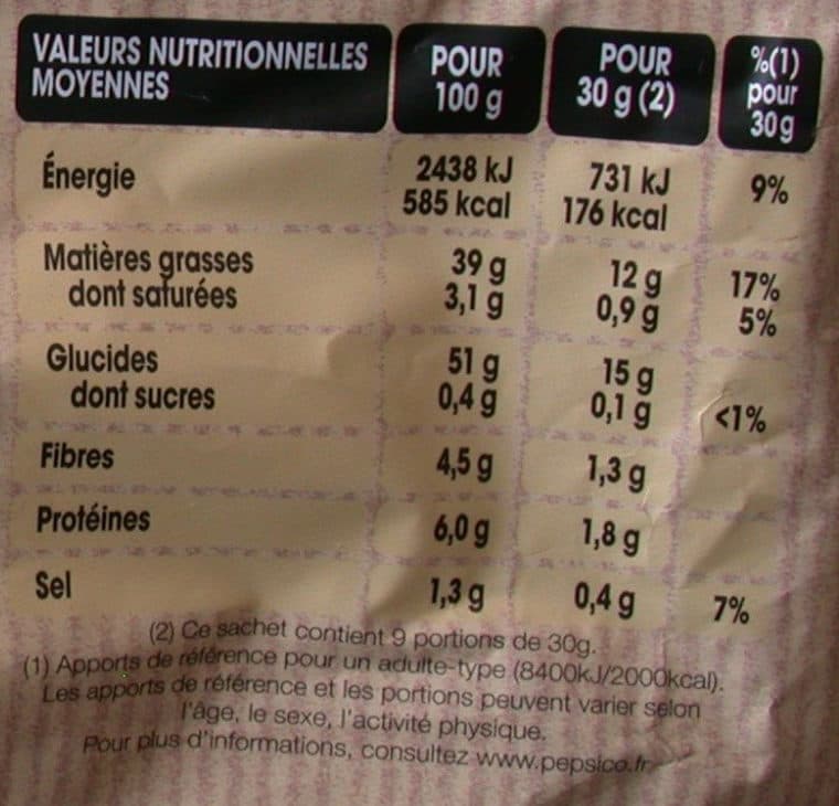 Lay's Chips à l'ancienne Nature (format familial) packshot