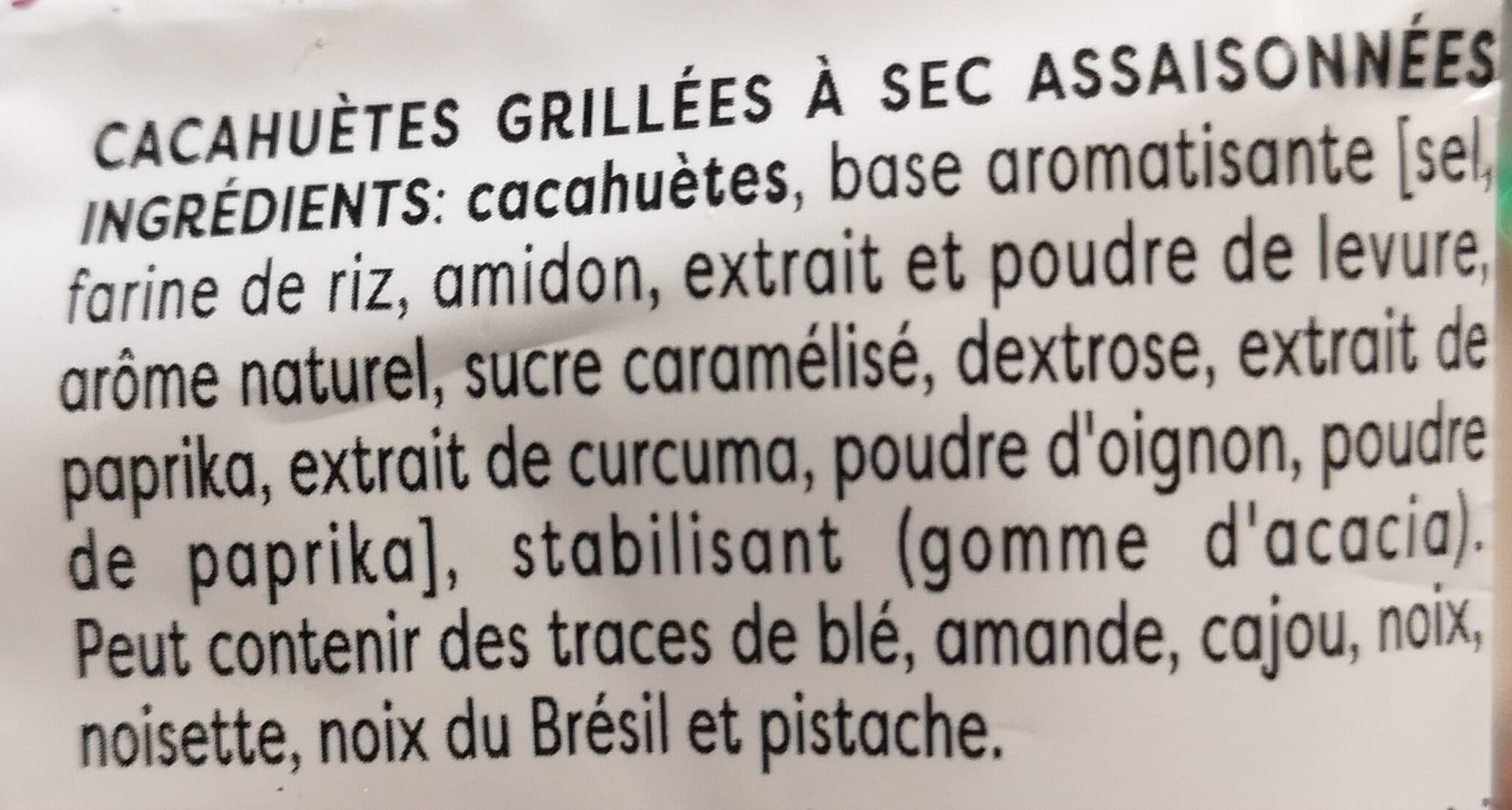 Bénenuts Cacahuetes grillees a sec 120g packshot