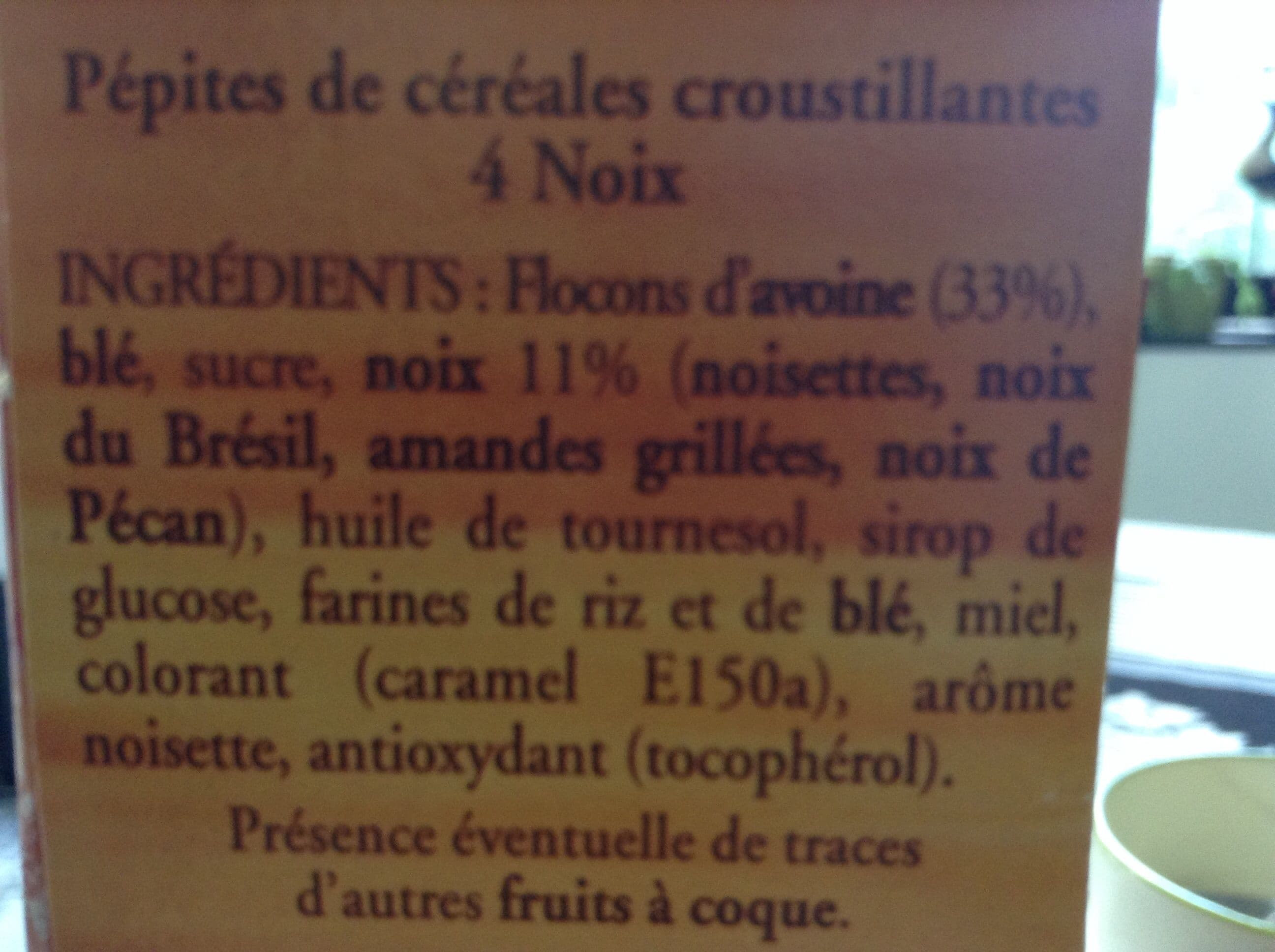 Cruesli Cruesli 4 Noix (Format 600 g) packshot