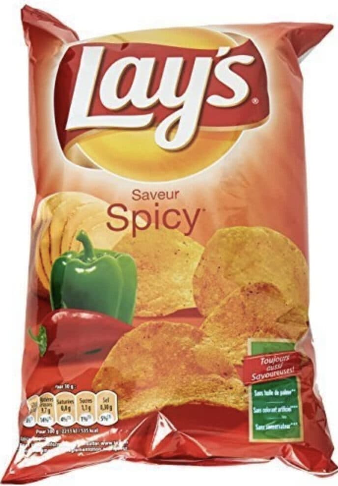 Lay's لايز فلفل حار packshot