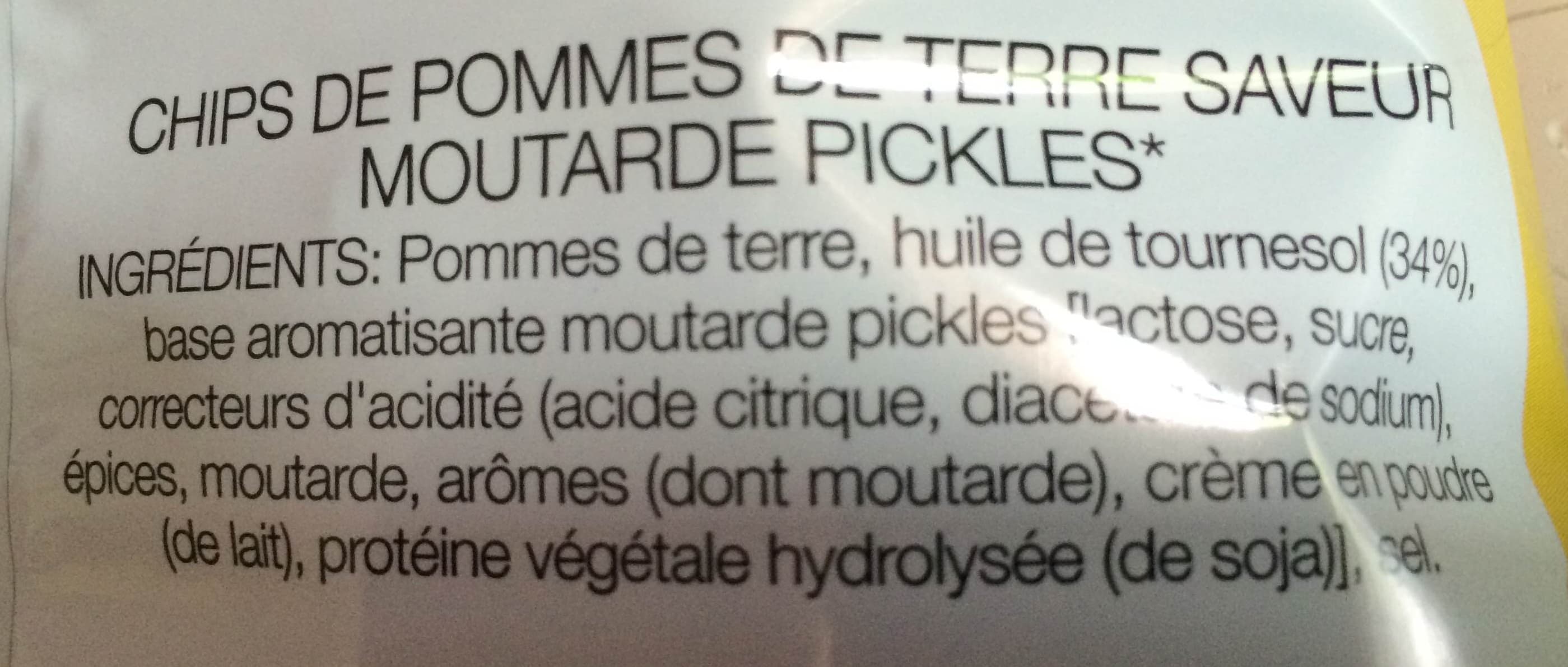 Lay's Moutarde Pickles packshot