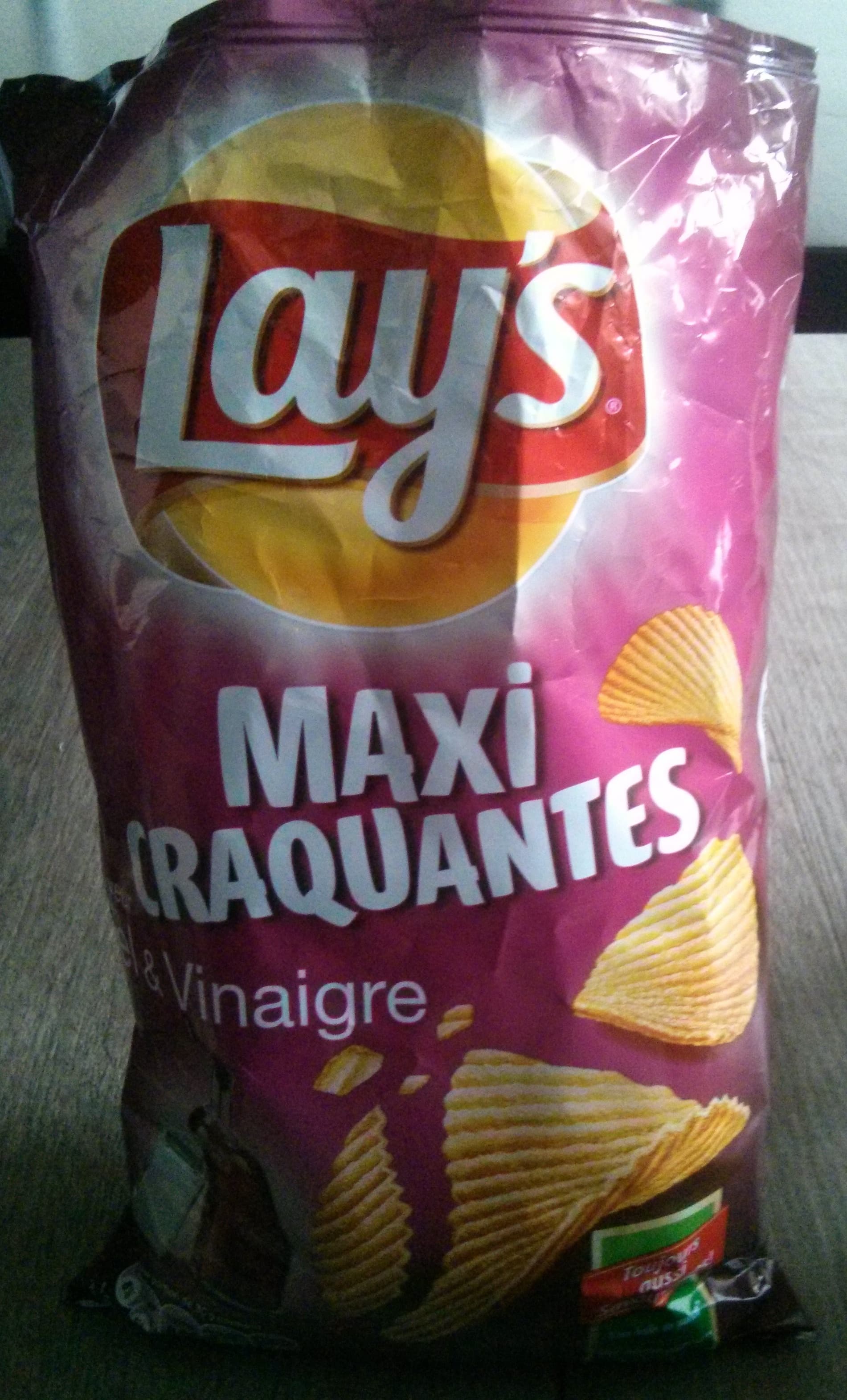 Lay's Maxi Craquantes Vinaigre packshot