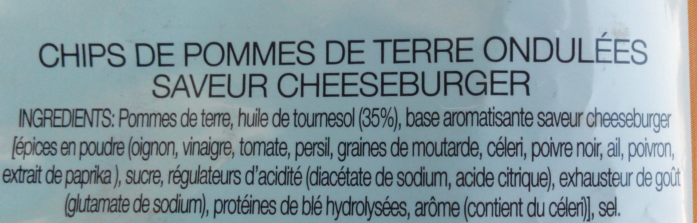Lay's Maxi Craquantes Saveur Cheeseburger packshot