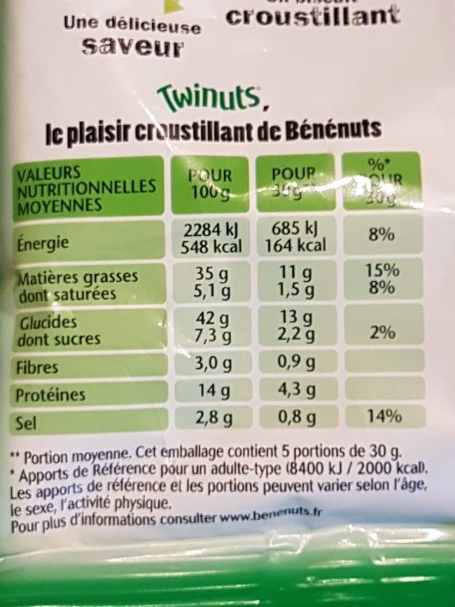 Benenuts Bénénuts Twinuts saveur bacon grillé packshot