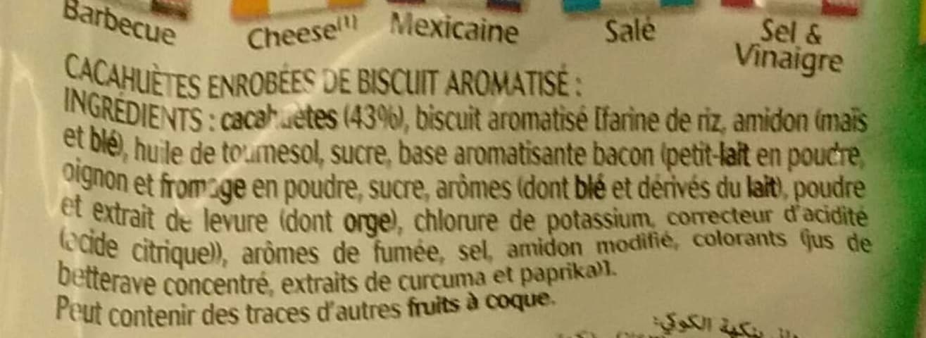 BENENUTS Bénénuts Twinuts saveur bacon grillé 2 x 150 g + 10% offert packshot
