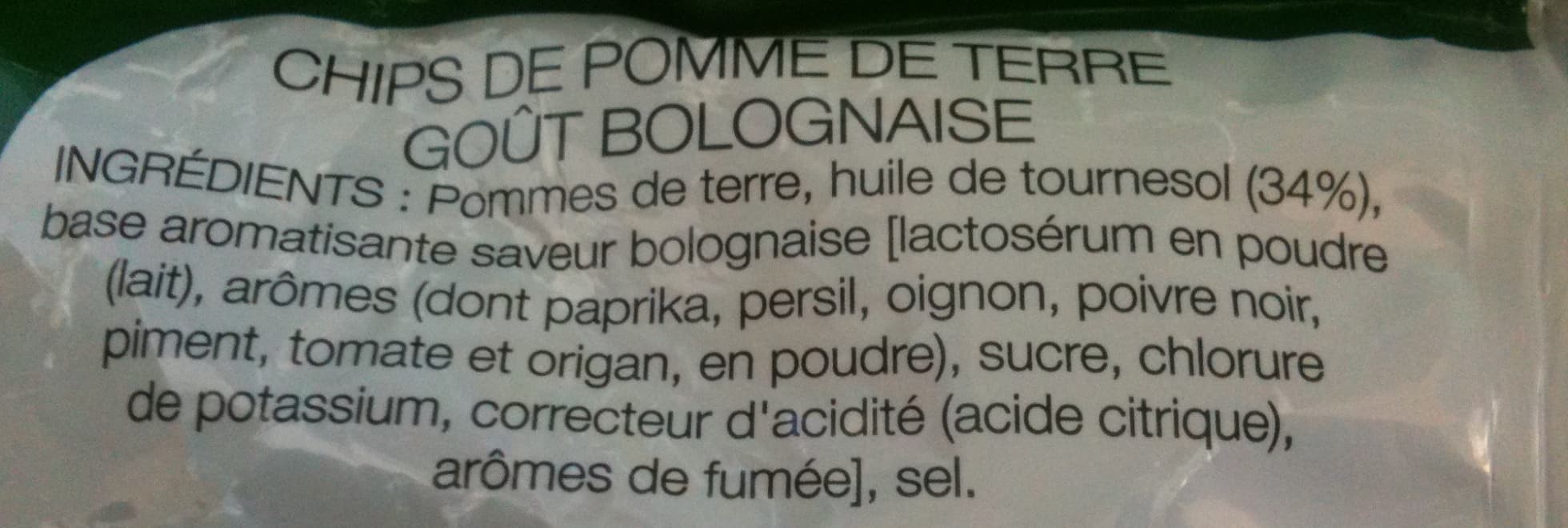 Lay's Chips Saveur Bolognaise packshot