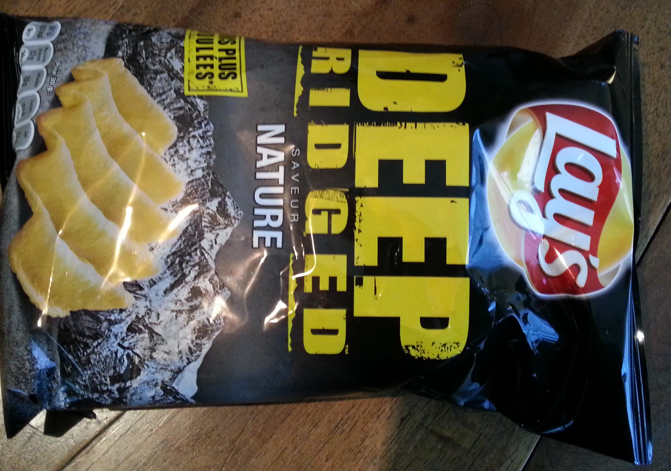 Lay's Deep Ridged saveur nature packshot