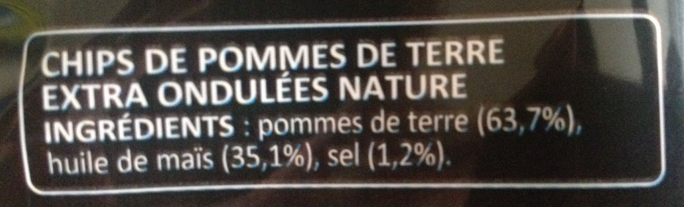 Lay's Deep ridged saveur nature packshot