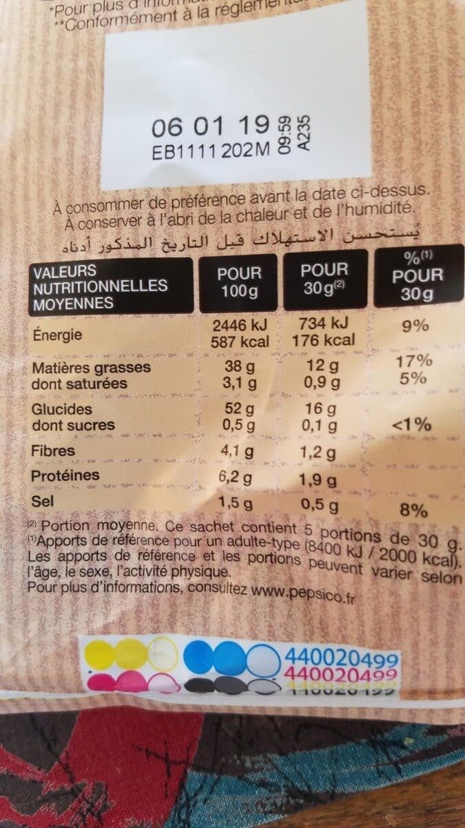 Lay's Lay's Recette paysanne nature 6 x 27,5 g packshot