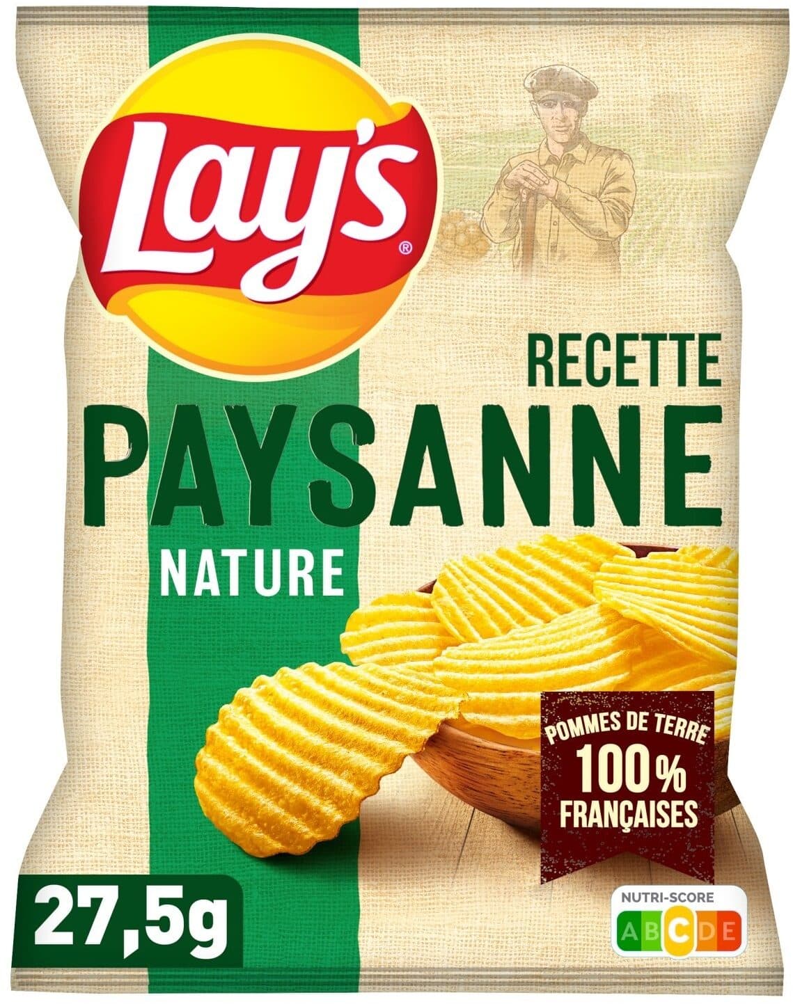 Lay's Lay's Recette paysanne nature packshot