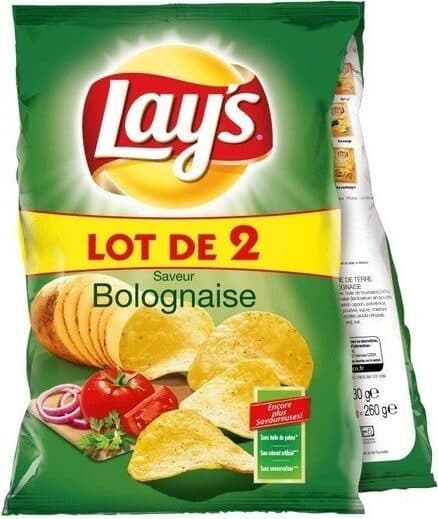 Lay's Lay's Saveur bolognaise 2 x 130 g packshot