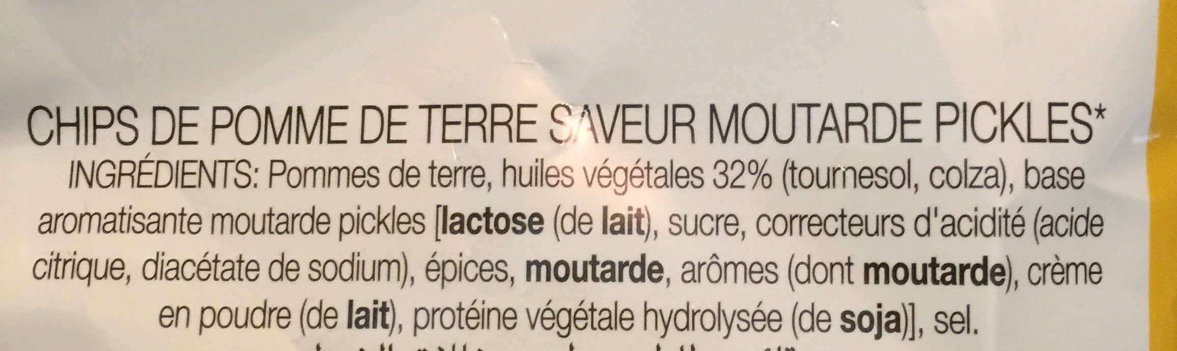 Lay's Lay's saveur moutarde pickles packshot