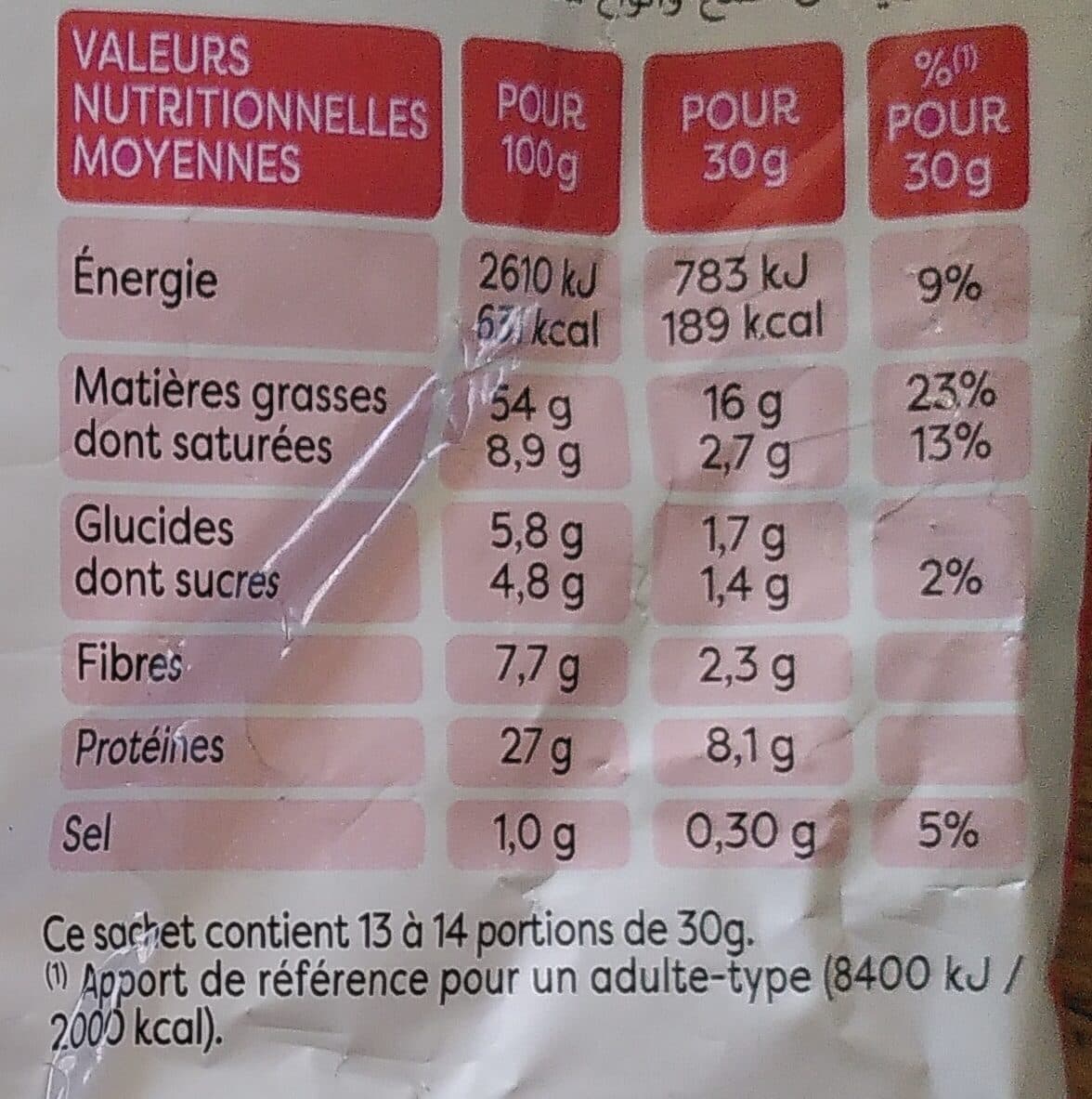 Bénénuts Bénénuts Cacahuètes grillées & salées packshot