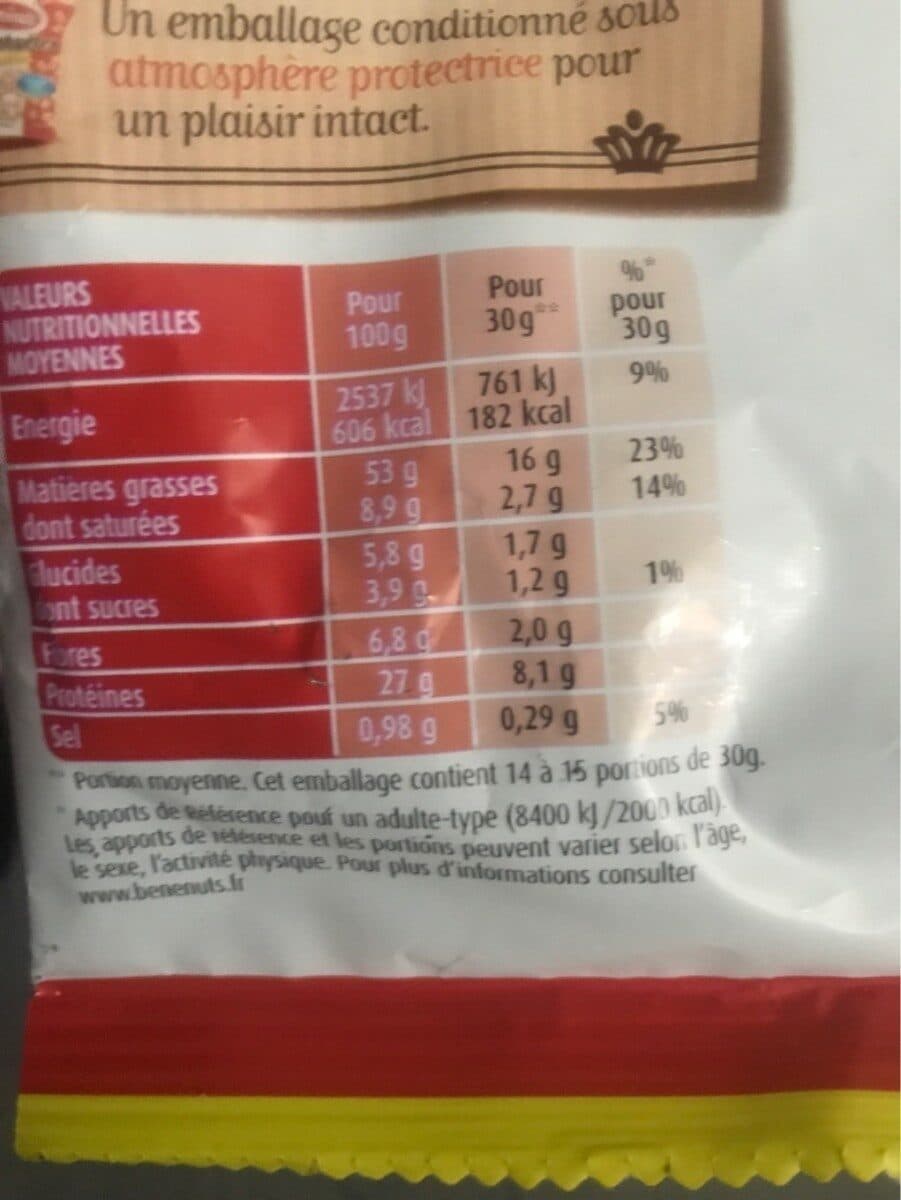 Bénénuts Bénénuts Cacahuètes grillées & salées 410 g + 10% offert packshot