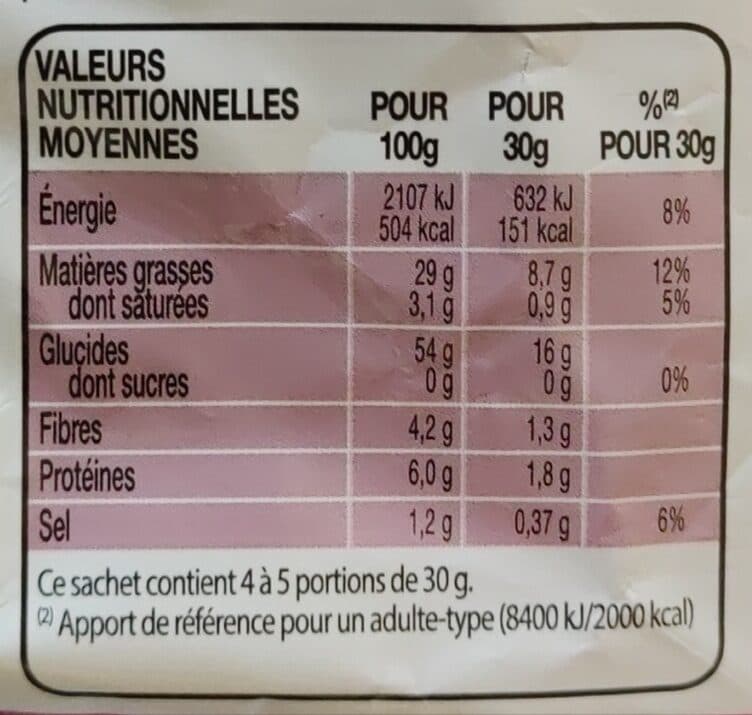 Lay's Lay's saveur sel & vinaigre packshot