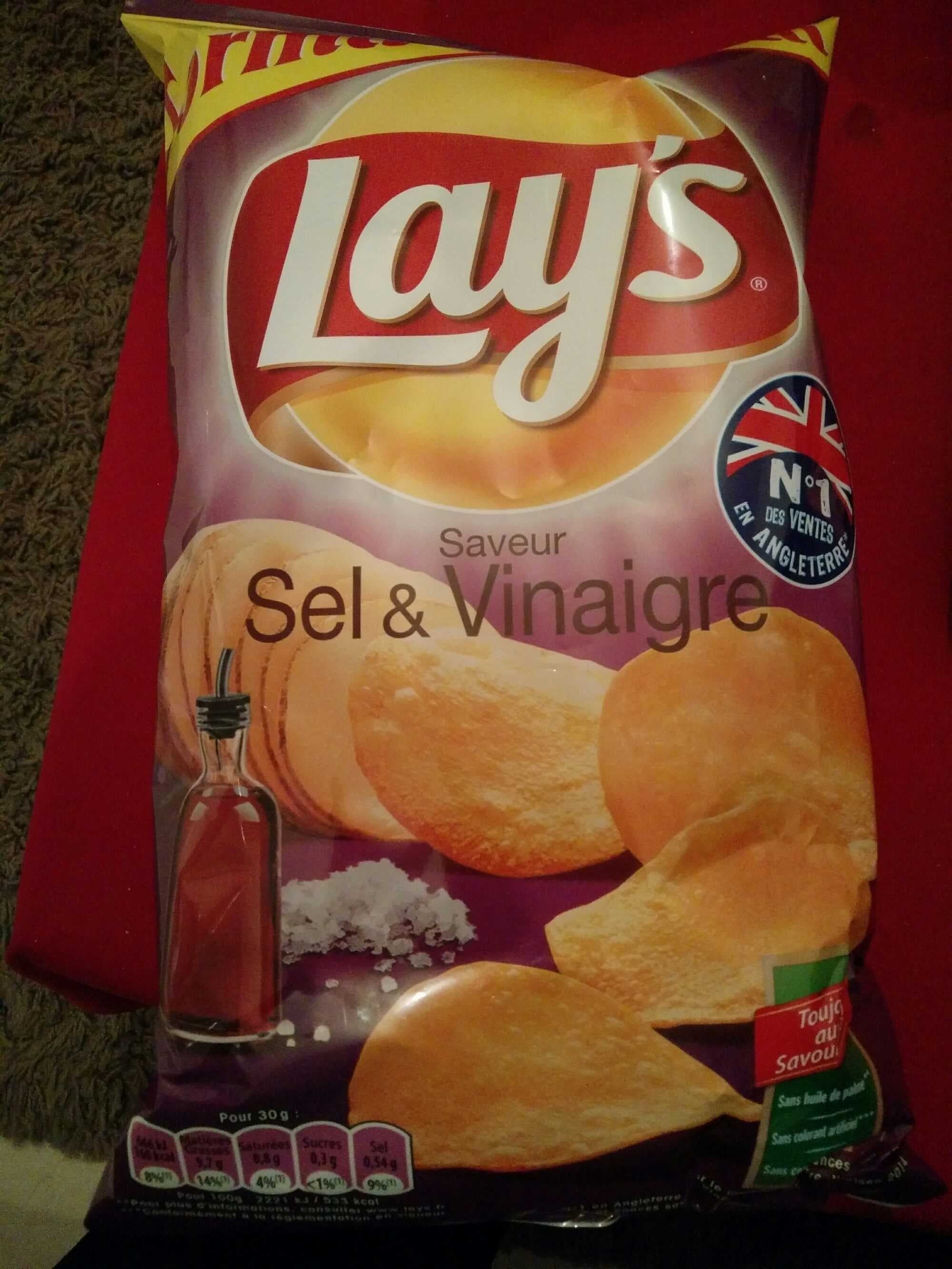 Lay's Chips Saveur Sel & Vinaigre packshot
