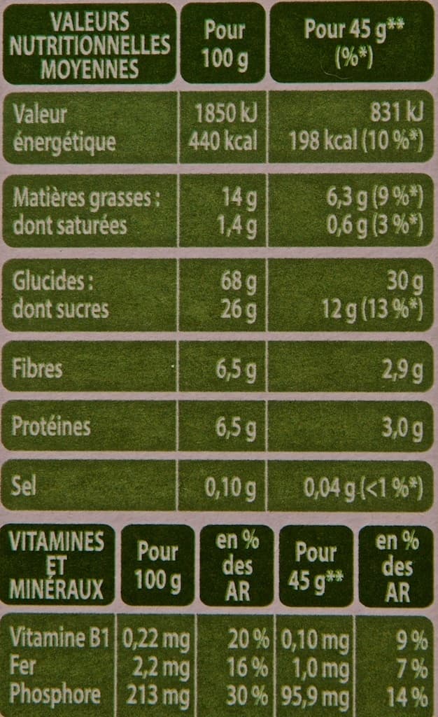 Cruesli Cruesli Édition Limitée croustillant Pommes Raisins packshot