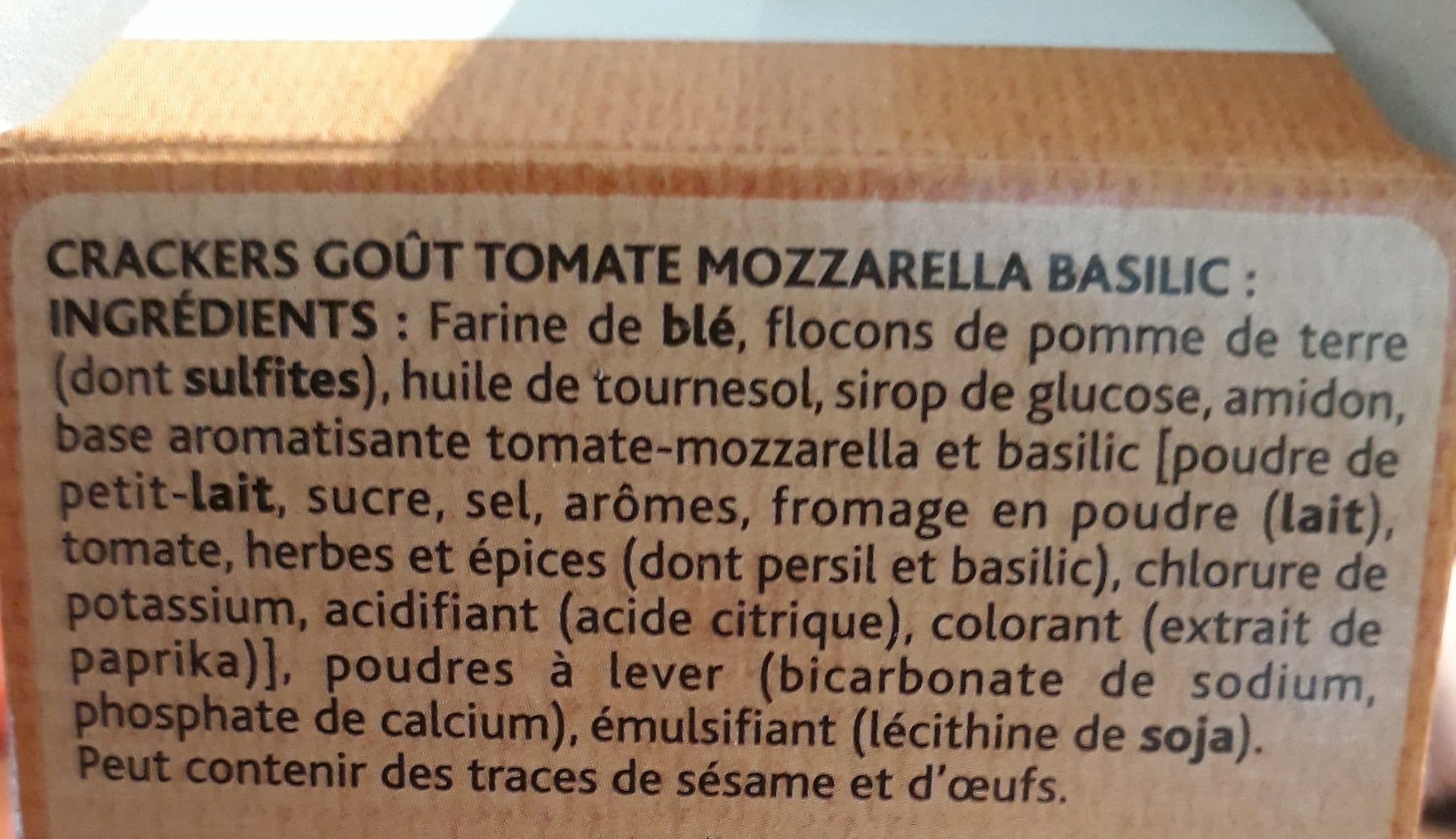 Benenuts Apéro cracks goût Tomate Mozzarella et Basilic packshot