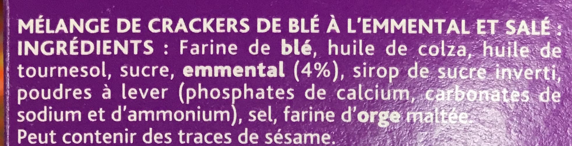 Bénénuts Bénénuts Petits Fondants Mix salé + emmental packshot