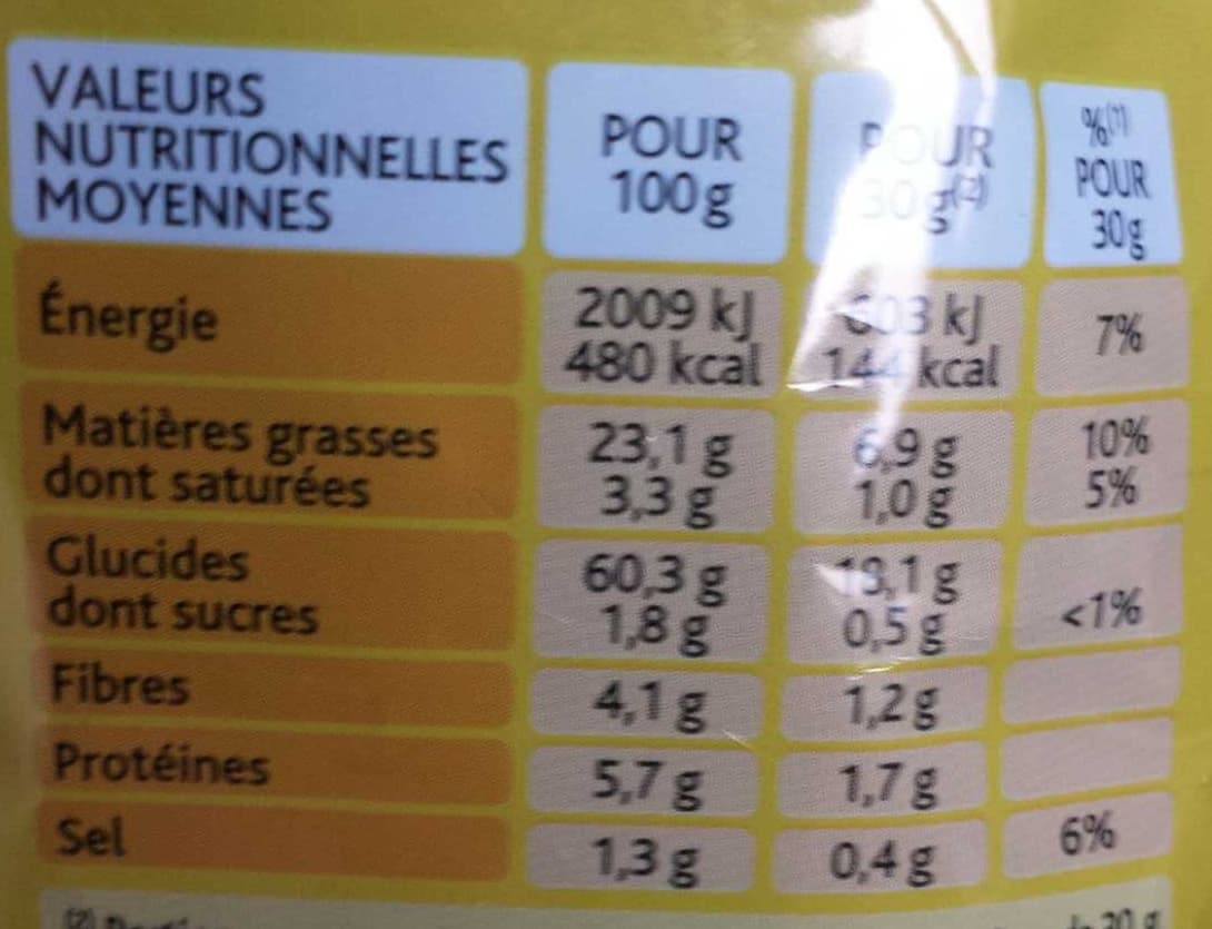 Benenuts Les incraquables goût jambon fromage packshot
