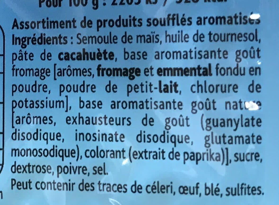 Bénenuts 3D's Bugles goûts salé, emmental, cacahuète packshot
