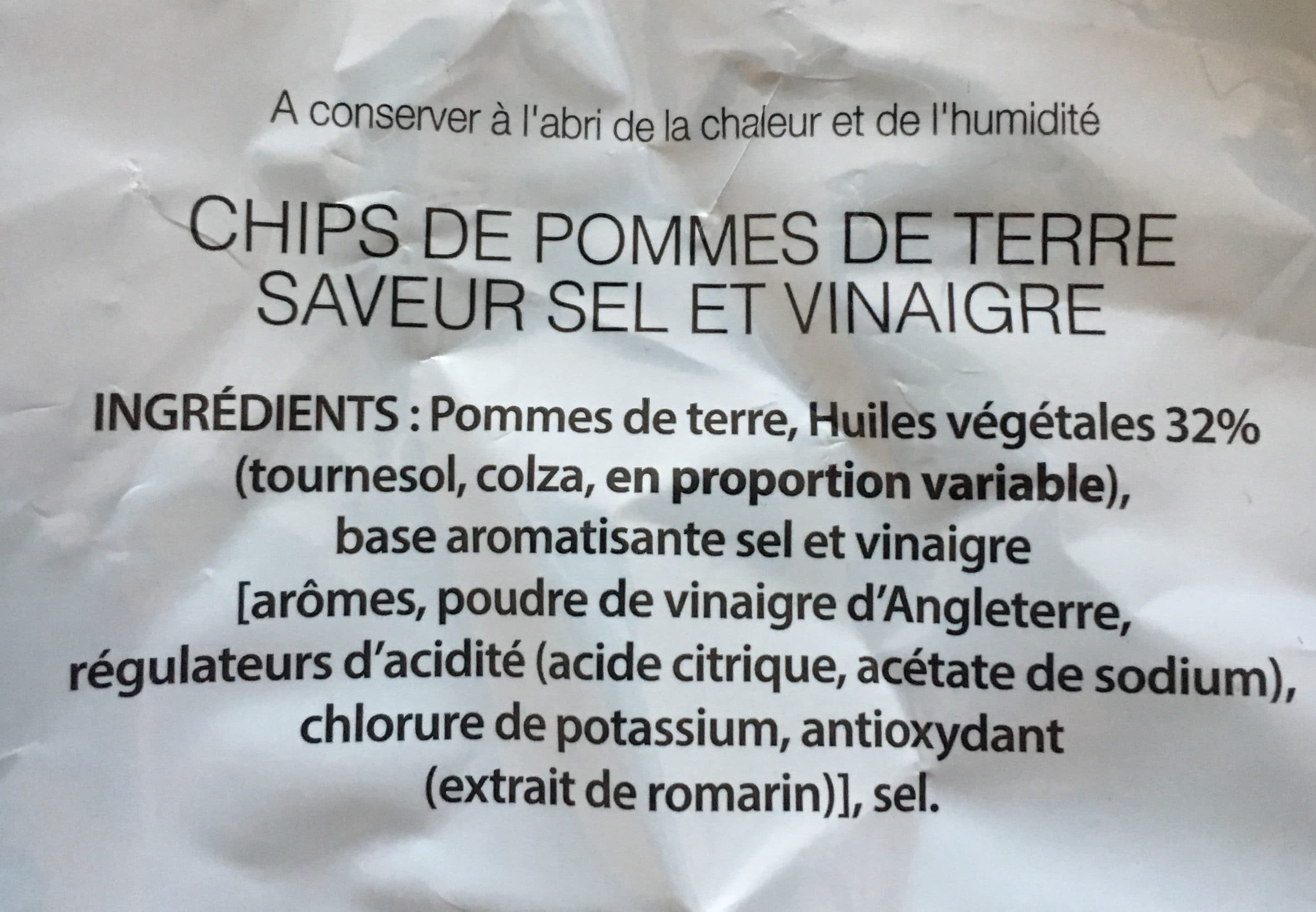 Lay's Chips sel & vinaigre packshot
