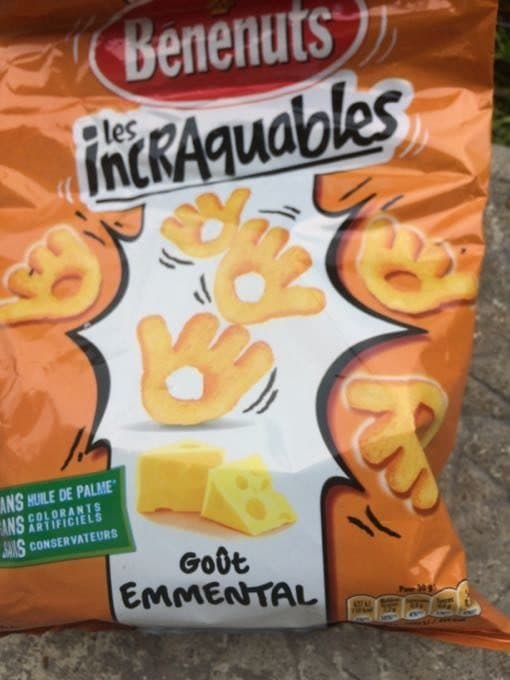 Benenuts Les Incraquables goût Emmental packshot