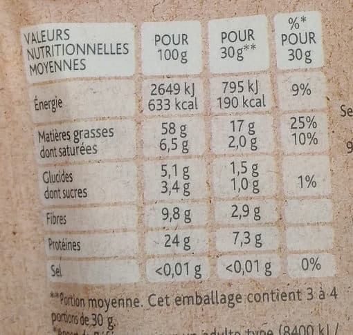 Bénenuts Amandes packshot