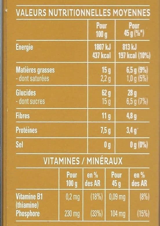 Cruesli Cruesli chocolat et banane - Céréales complètes packshot