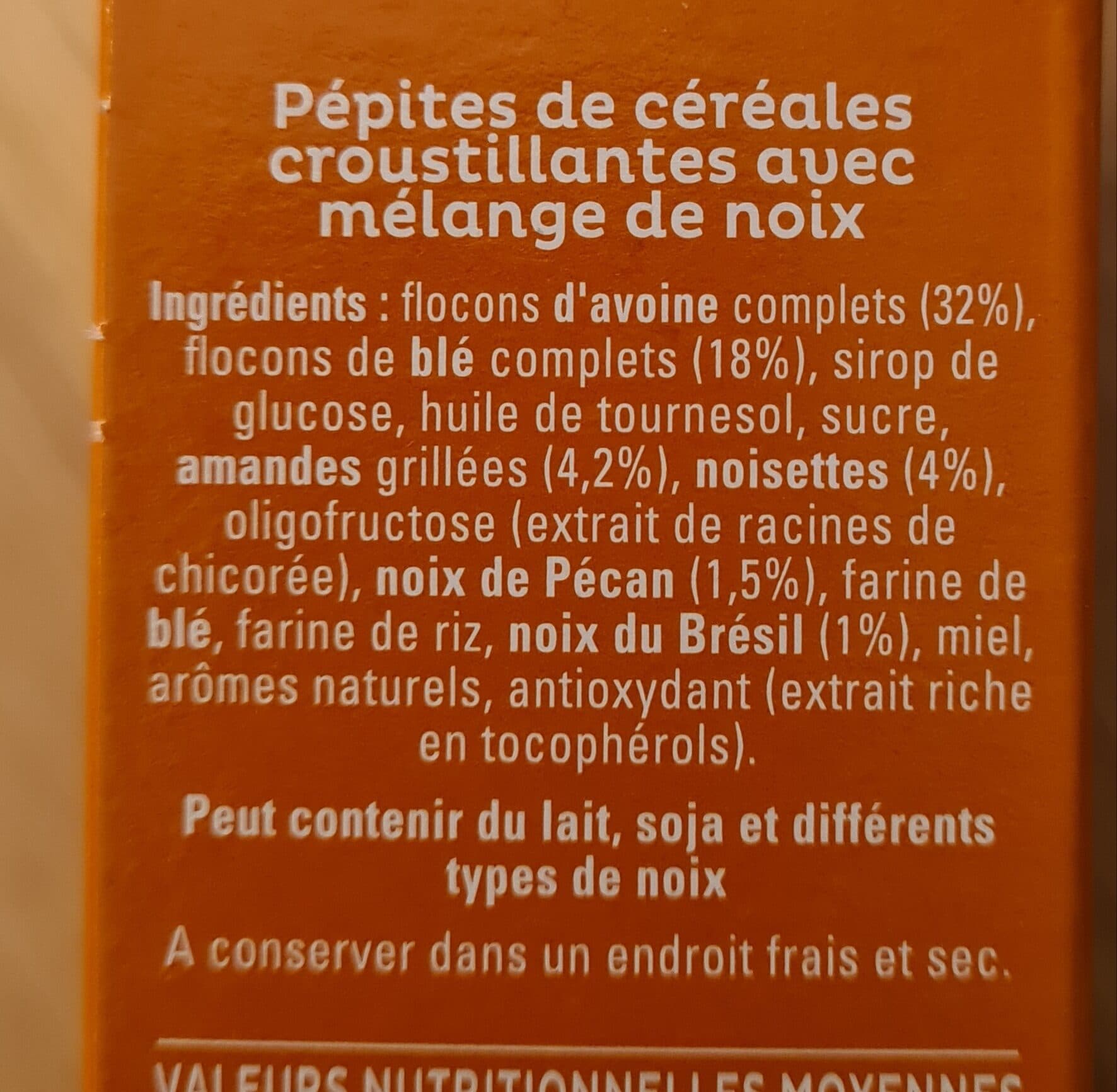 Quaker cruesly mélange de noix packshot