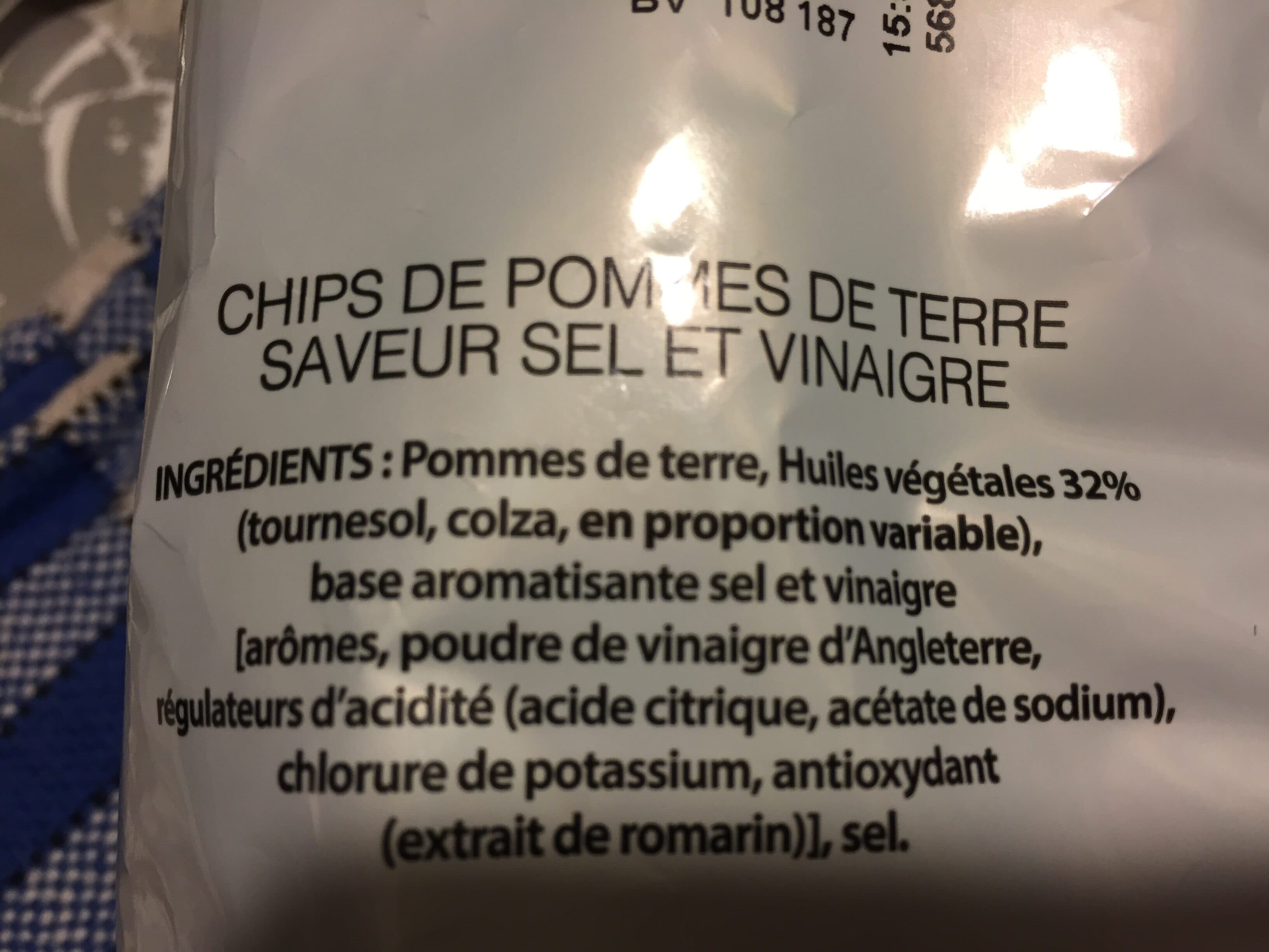 Lay’s Saveur Sel & Vinaigre packshot