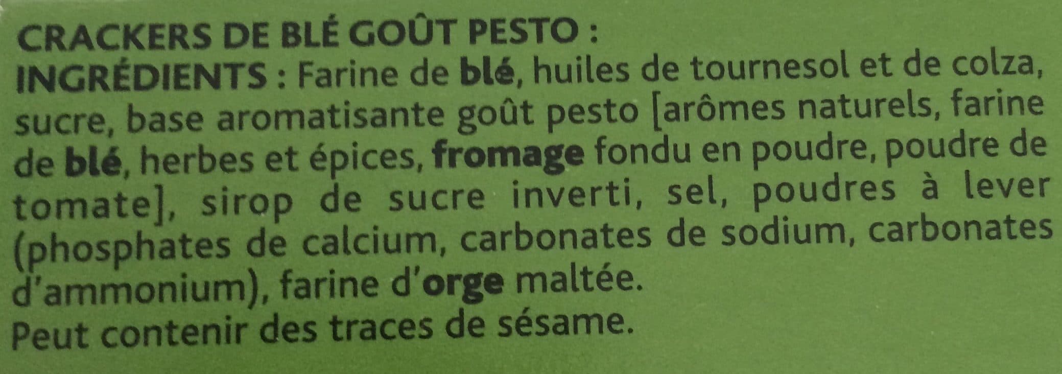 Bénénuts Benenuts apero cracks fins & fondants pesto packshot