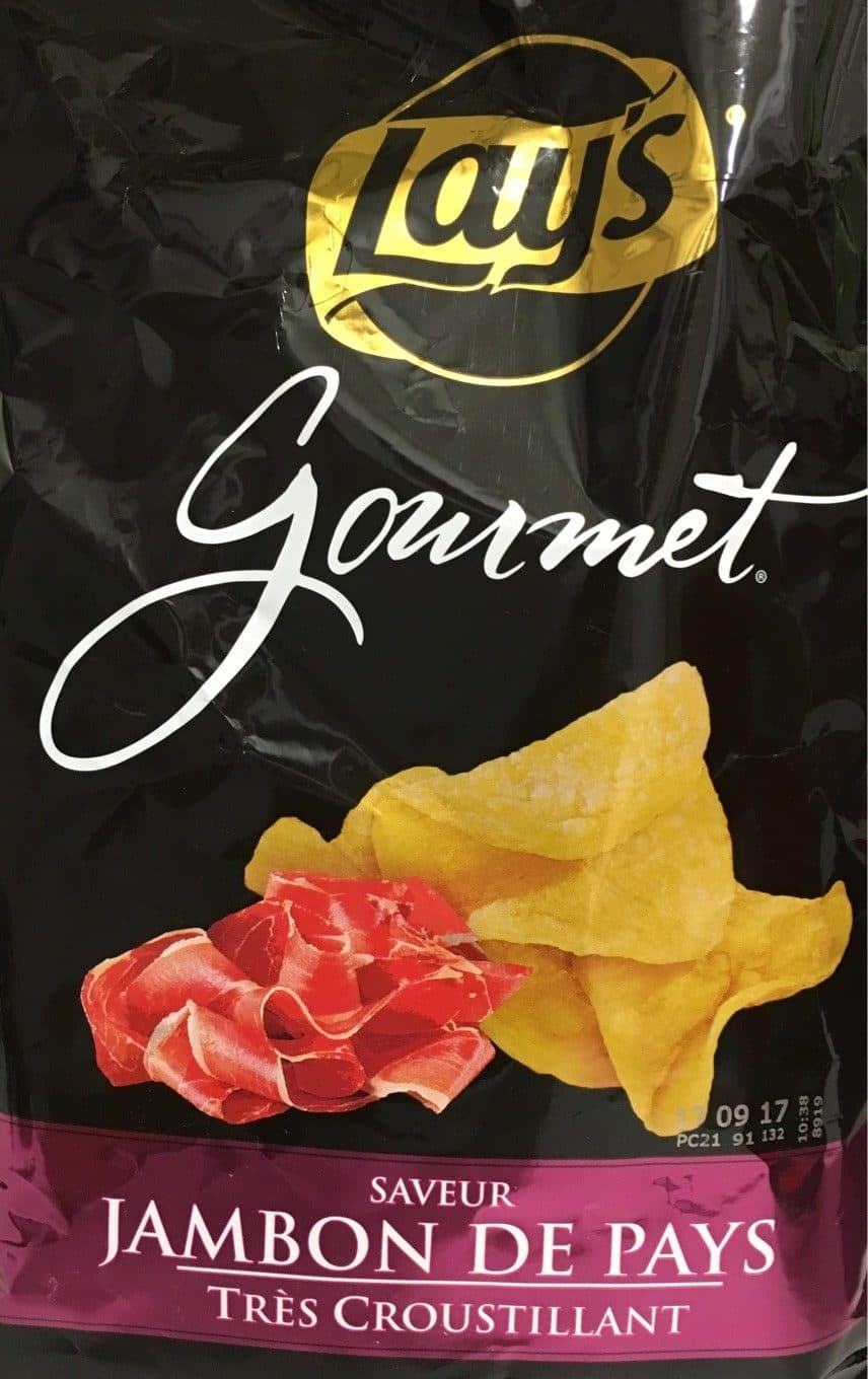 Lay's Lay's Gourmet saveur jambon de Pays packshot