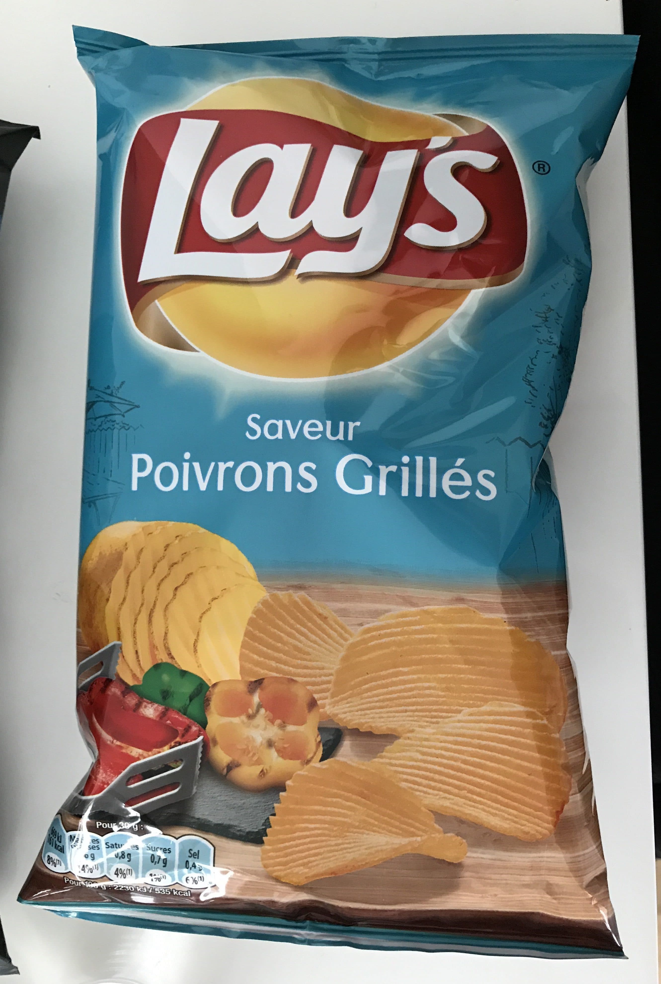 Lay's Saveur Poivrons grillés packshot