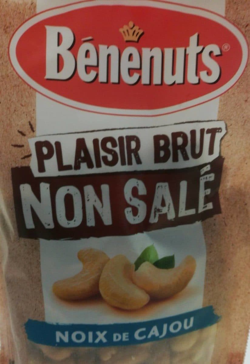 BENENUTS Bénénuts Plaisir brut Noix de cajou packshot