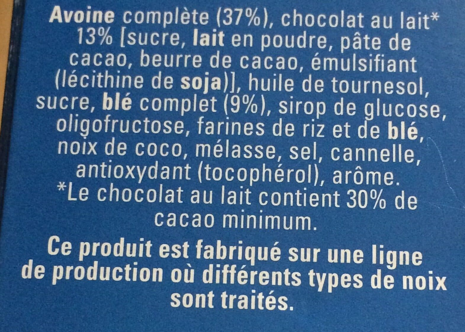 Cruesli Quaker Cruesli Chocolat au lait format spécial packshot