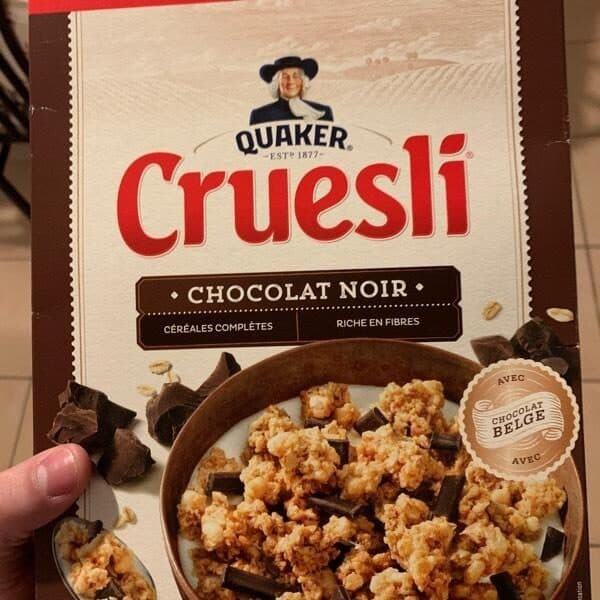 QUAKER Quaker cruesli chocolat 900g packshot