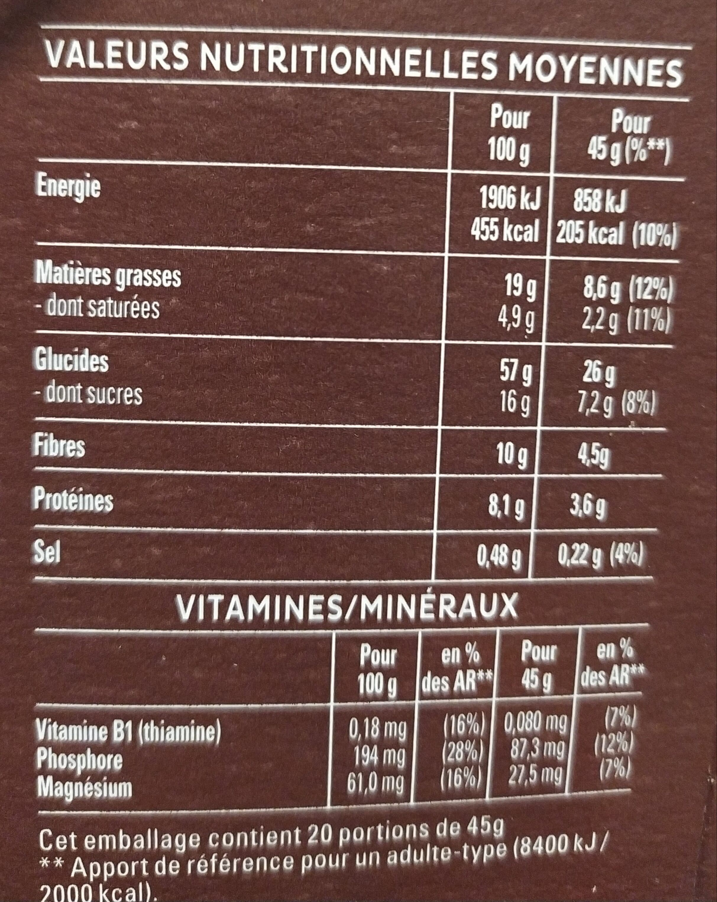 QUAKER Quaker cruesli chocolat 900g packshot