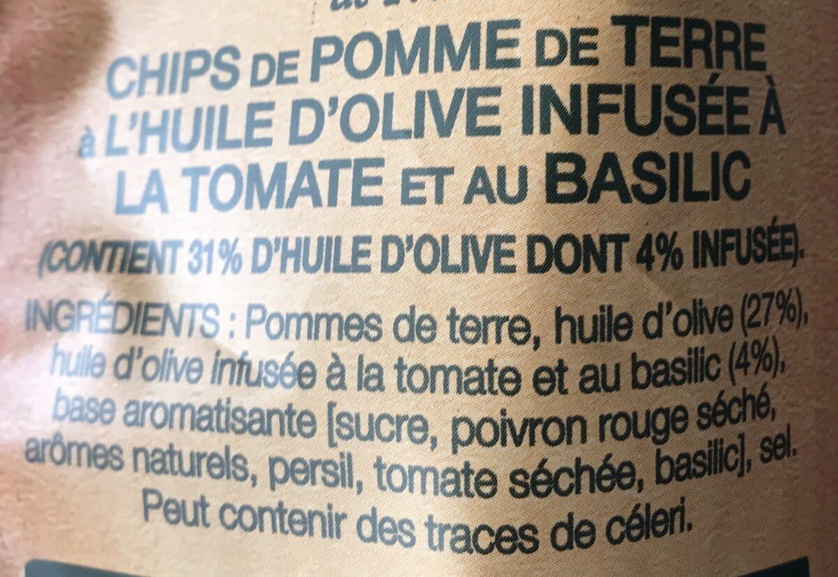 Lay's Lay's Méditerranéenne infusion 100% huile d'olive tomate & basilic packshot