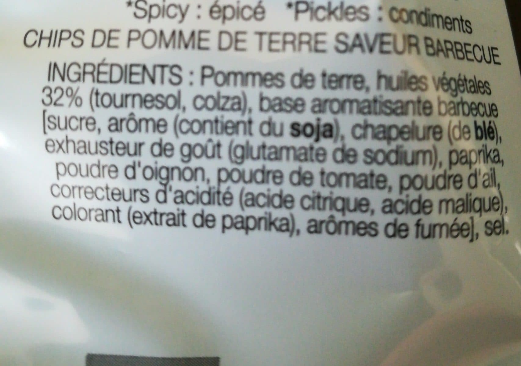 Lay's Chips Saveur Barbecue packshot