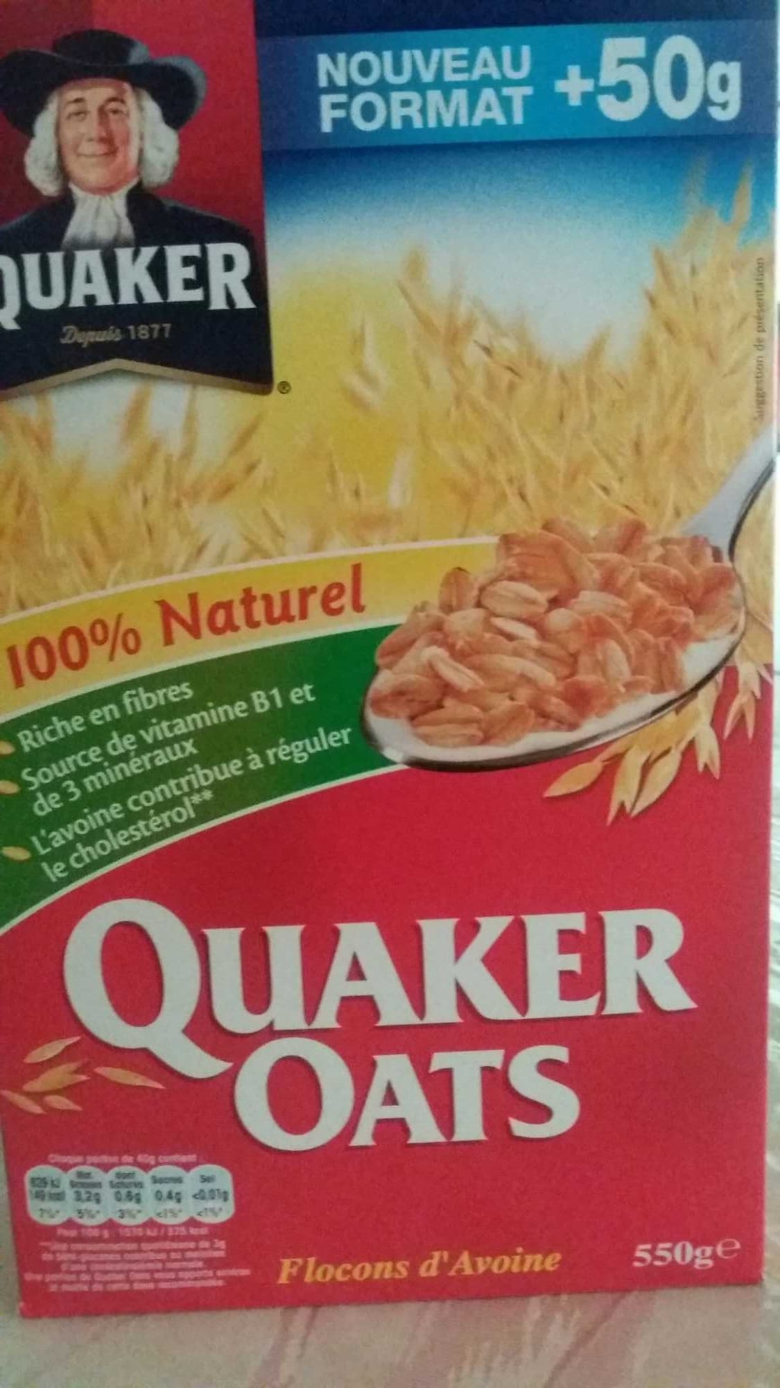 Quaker Quaker Oats packshot