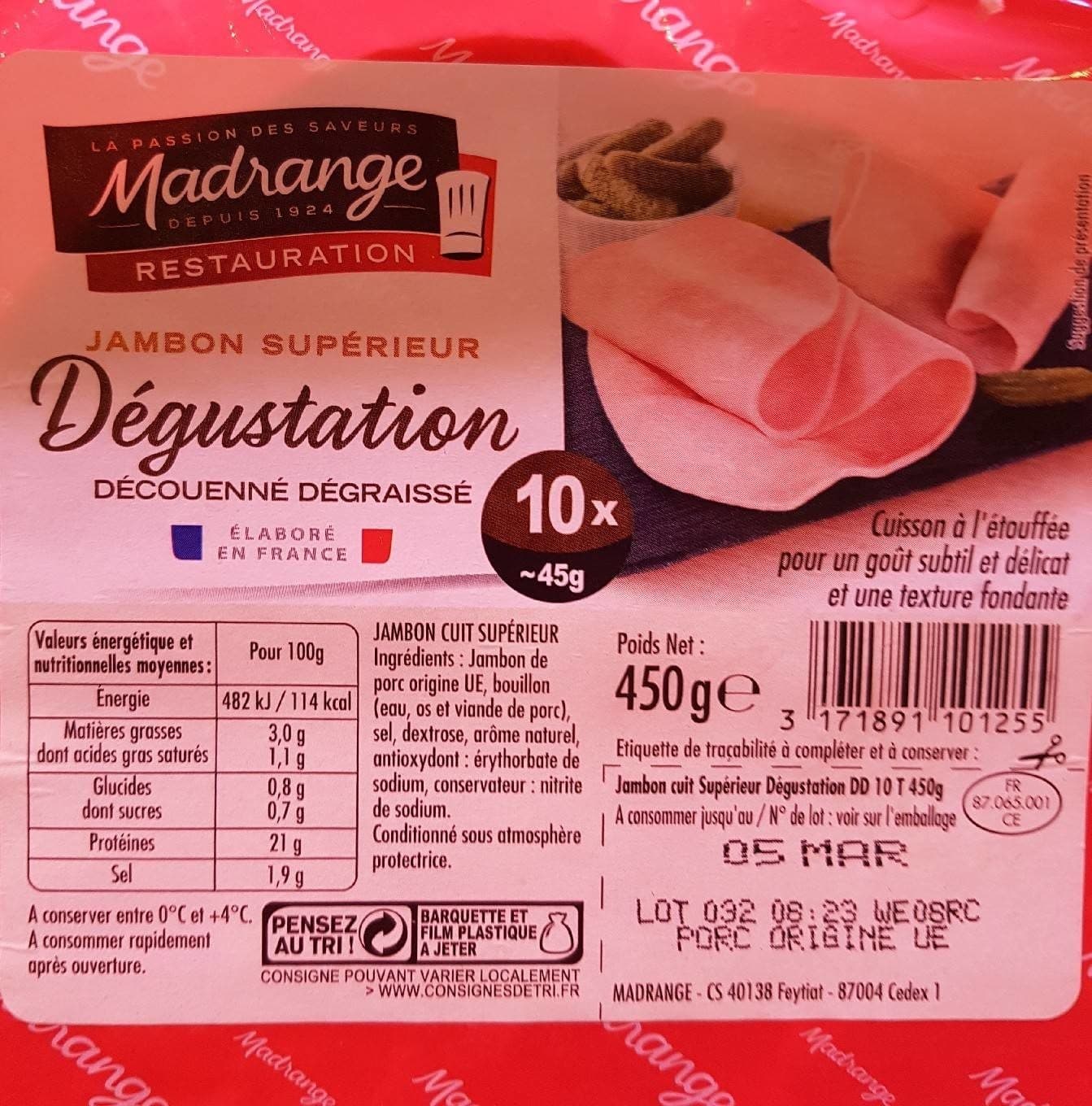 Madrange Le Supérieur packshot