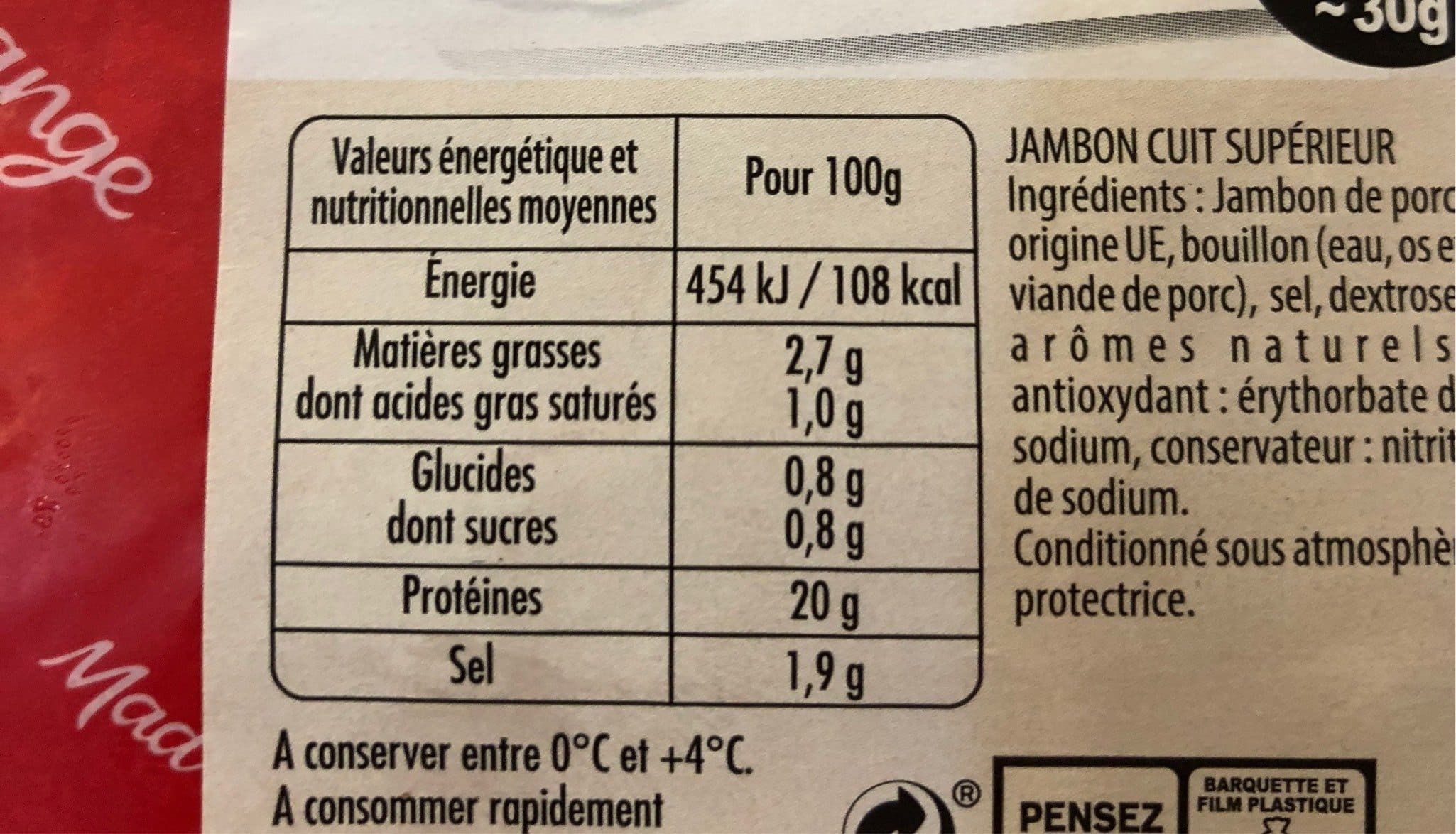 Open Food Facts Le Supérieur packshot