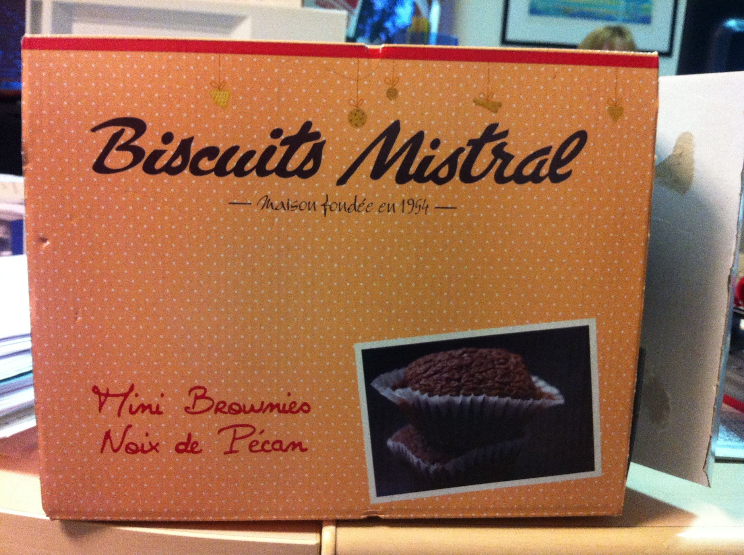 Biscuits Mistral Mini Brownies Noix de Pécan packshot