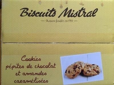 Biscuits Mistral Cookies aux pépites de chocolat packshot