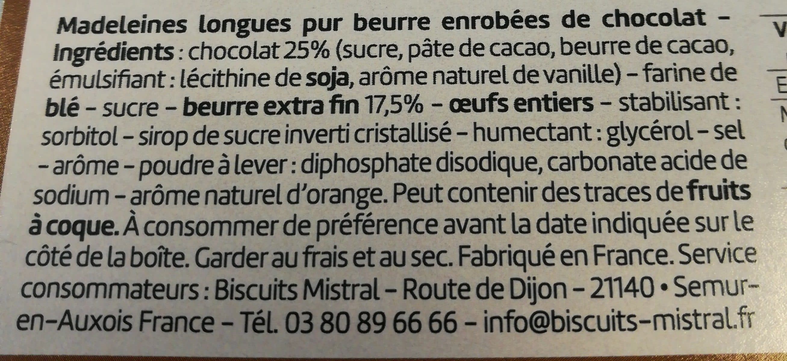 Biscuits Mistral Chocobeurs packshot