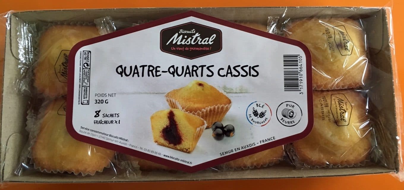 Biscuits Mistral Quatre-quarts cassis packshot