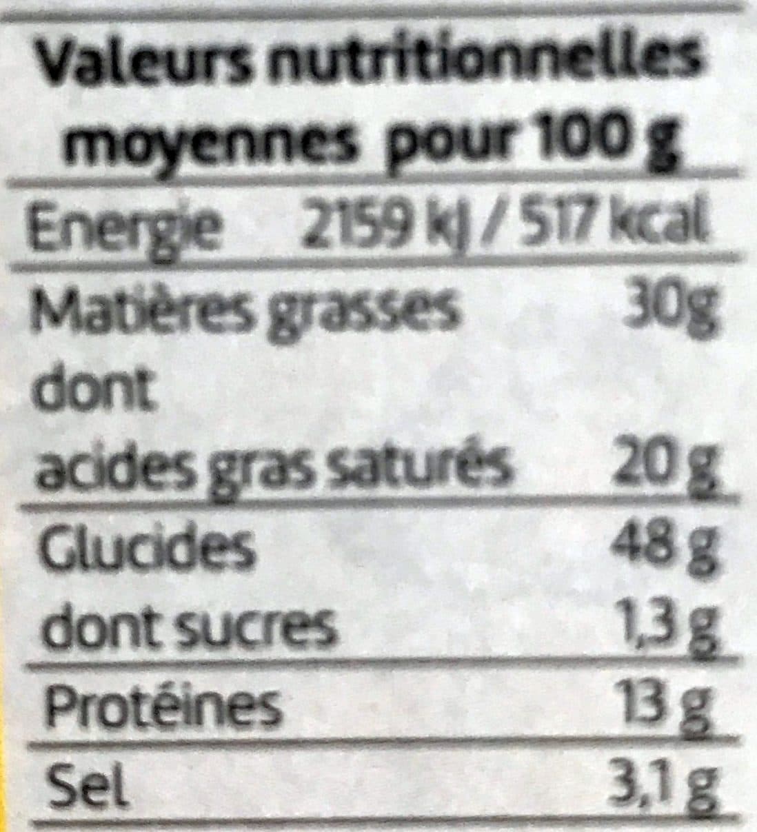 Biscuits Mistral Palmiers Gouda et Edam pur beurre packshot