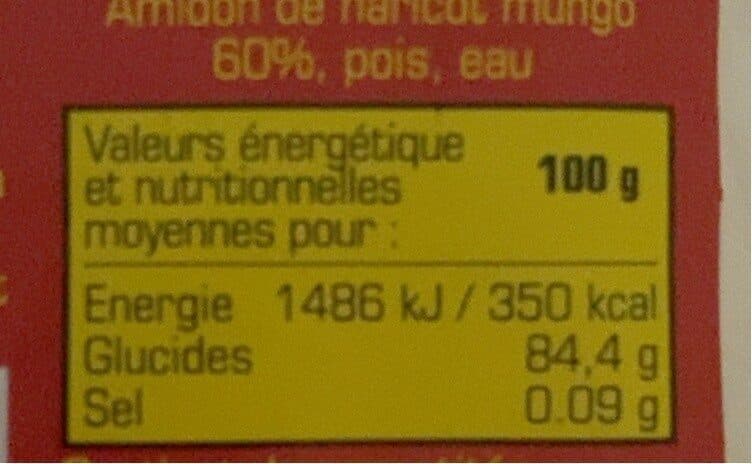 Les mousquetaires Vermicelle De Haricot Mungo packshot