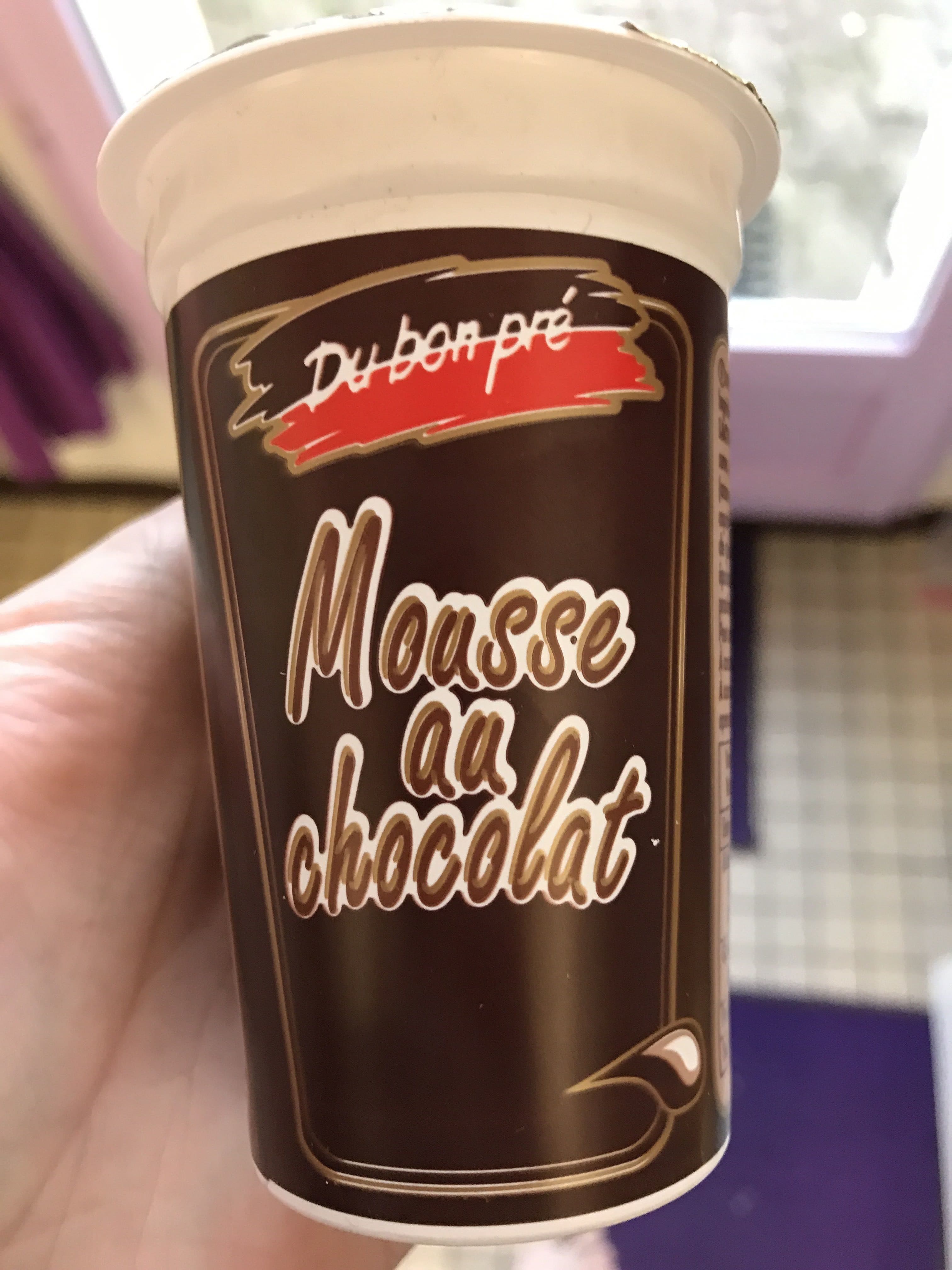 Du bon pré Mousse au chocolat packshot